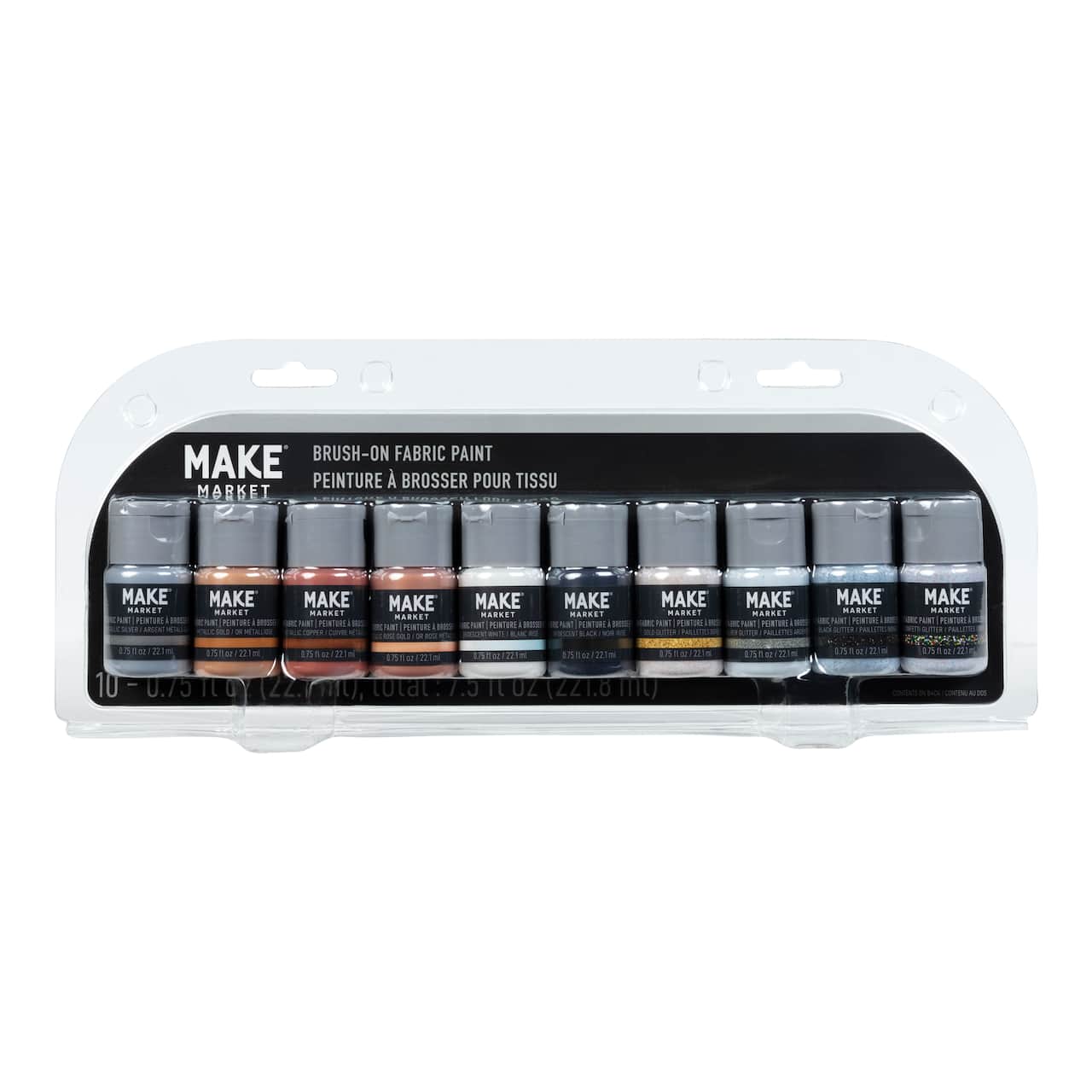 Mixed Brush-On Fabric Paint Set by Make Market®